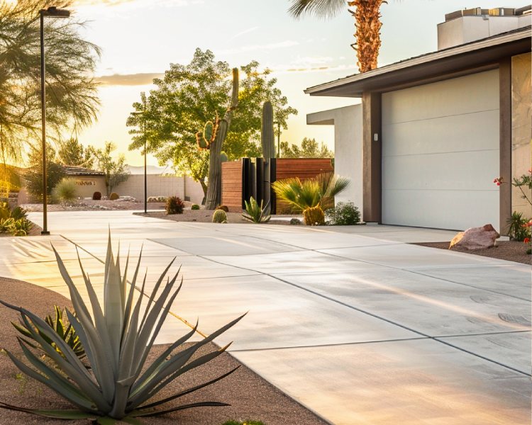 Las Vegas Custom Residential Concrete Services Tailored by RG Landscaping