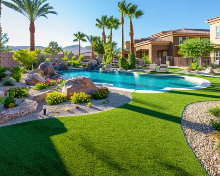 Summerlin Quality Artificial Turf Installation