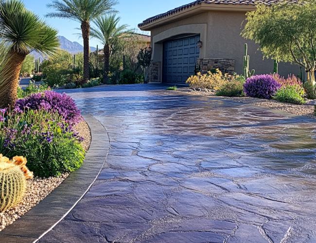 Stamped Concrete Installation Services in Las Vegas